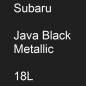 Preview: Subaru, Java Black Metallic, 18L.